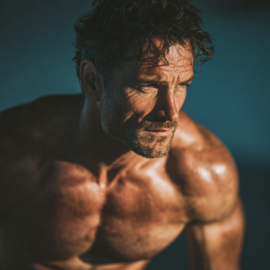 Чоловік виконує функціональні вправи