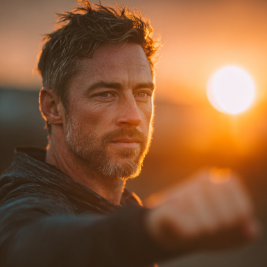 Група чоловіків виконує силові вправи